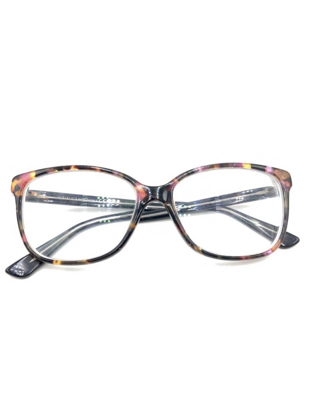 Gucci GG 3724 HPA Pink Black Brown Marble Eyeglasses Frames 53-15 140